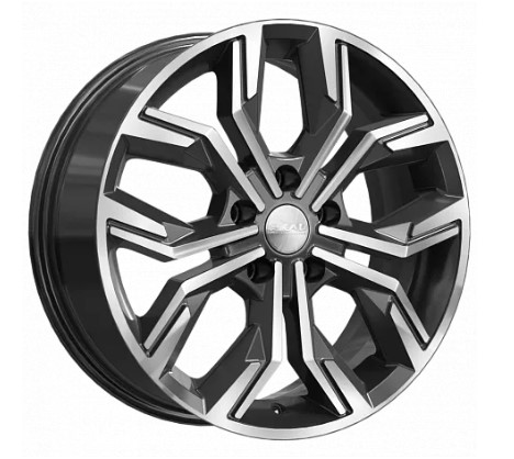 Диск Литой СКАД мод.Амиата (КЛ327) 17х7 PCD 5х108 ET45 DIA60.1  алмаз  